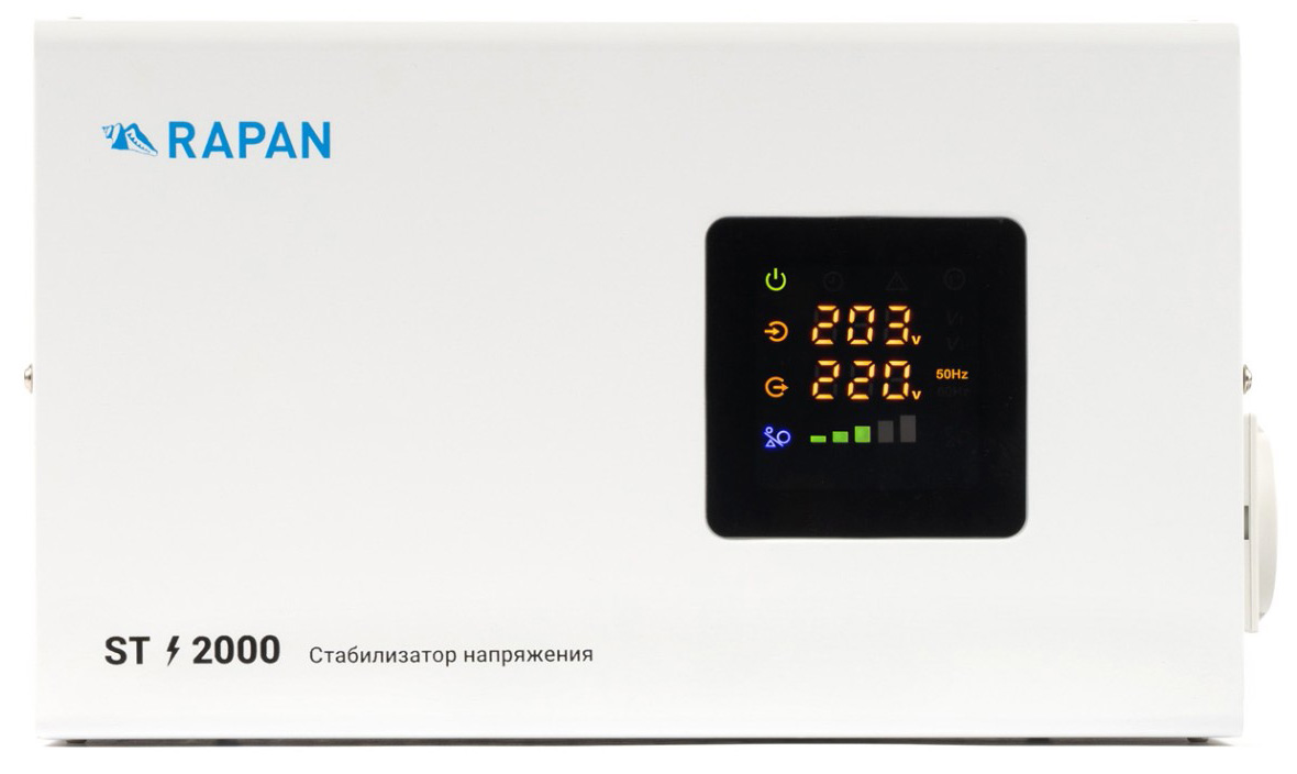 

Стабилизатор напряжения Бастион RAPAN ST-2000 2000ВА, Uвх. 100-260 В, RAPAN ST-2000