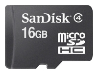 

Карта памяти 16GB SanDisk SDSDQM-016G-B35 microSDHC Class 4, SDSDQM-016G-B35
