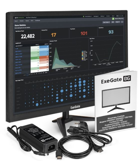 фото Монитор 27" Exegate EB2700A в Перми