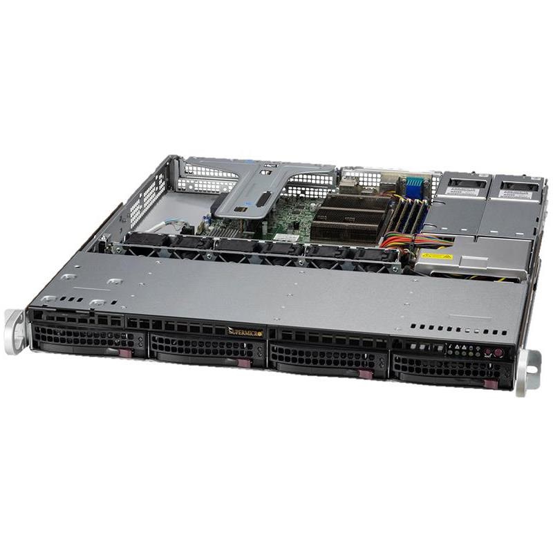 

Серверная платформа 1U Supermicro SYS-510T-MR LGA1200, 4*DDR4(3200), 8*SATA 6G, 2*PCIE, 2*Glan, 5*USB 3.2, VGA, 2*COM, 2*400W, SYS-510T-MR