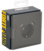 фото Розетка с заземлением с 2 USB IEK FP-R14-16-U21-D31-K03