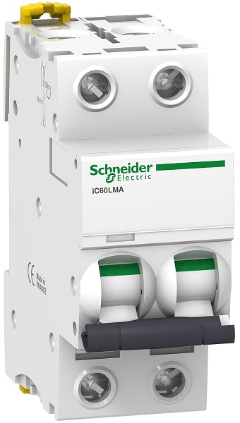 

Автоматический выключатель Schneider Electric A9F90276 Acti 9 iC60LMA 2P 6,3A MA, A9F90276