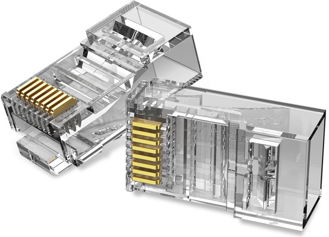 

Коннектор Vention IDDR0-50 RJ45 (8p8c), cat. 6, под витую пару (50шт.), IDDR0-50