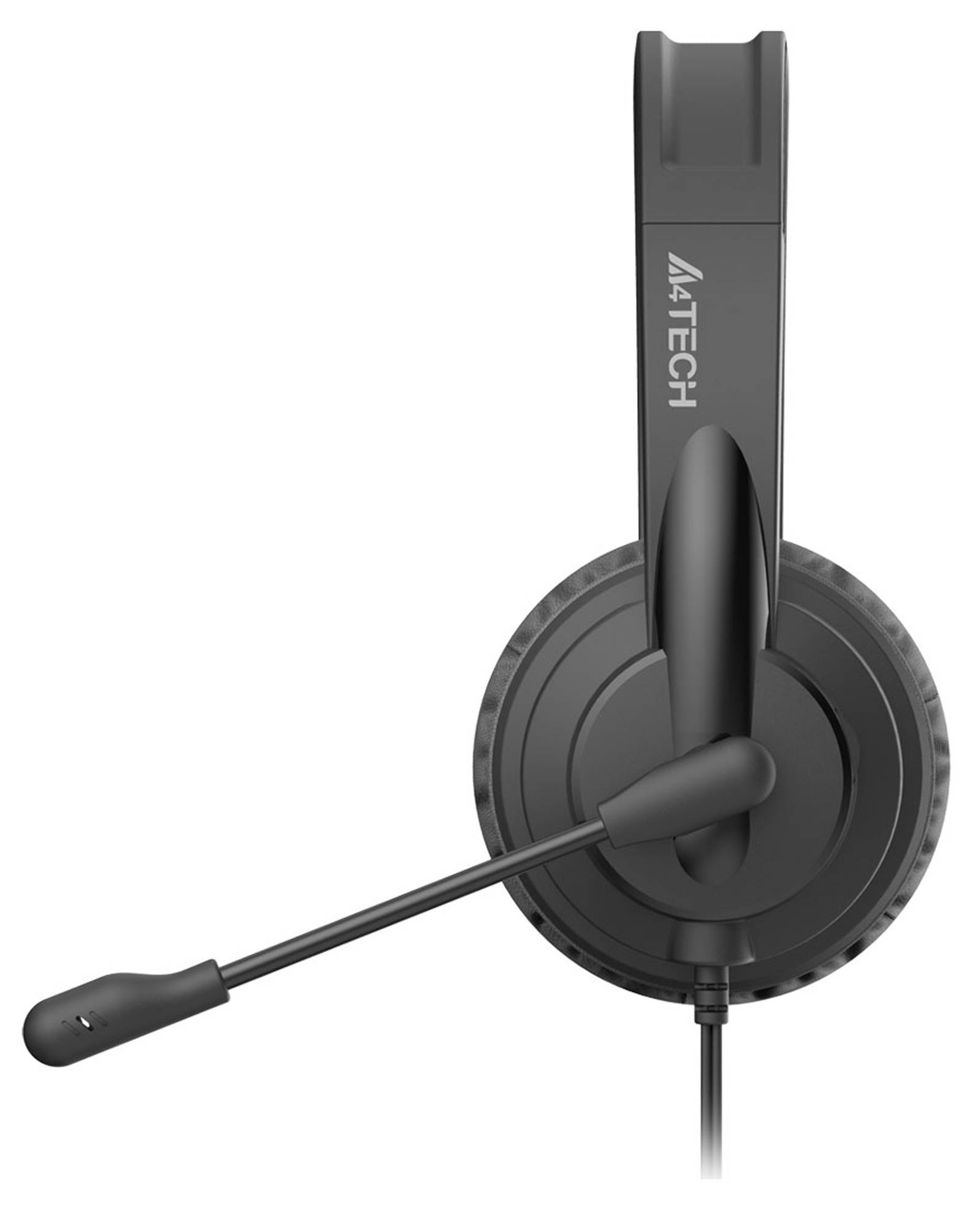 

Гарнитура A4Tech HU-11 черный 2м USB оголовье 1611421, HU-11