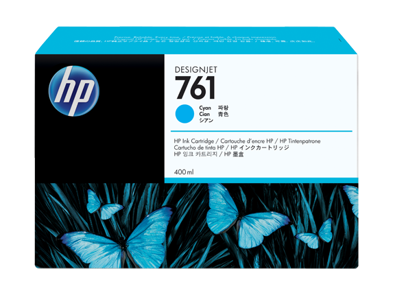 Изображение товара Картридж HP CM994A для Designjet T7100 голубой 400 мл оригинал