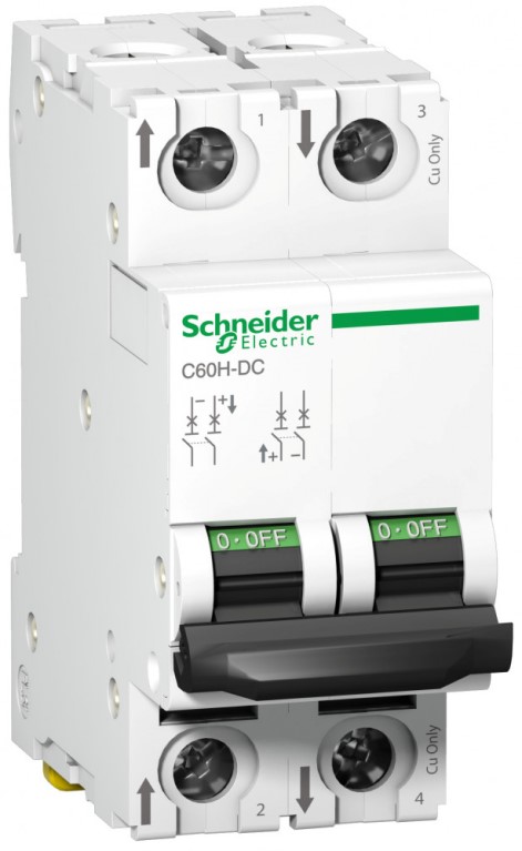 

Автоматический выключатель Schneider Electric A9N61526 2P 6A (C) 500В DC, A9N61526
