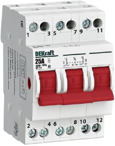 Изображение товара Выключатель-разъединитель DEKraft 17214DEK
