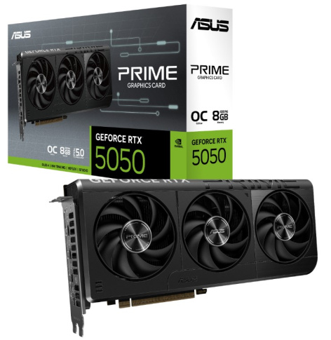 фото Видеокарта ASUS GeForce RTX 5050 PRIME OC (PRIME-RTX5050-O8G) в Омске