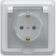 фото Розетка с заземлением с крышкой IEK ERV16-K01-16-DM в Красноярске