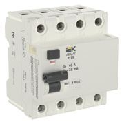 фото Выключатель дифференциального тока (ВДТ, УЗО) IEK AR-R10N-4-040C030