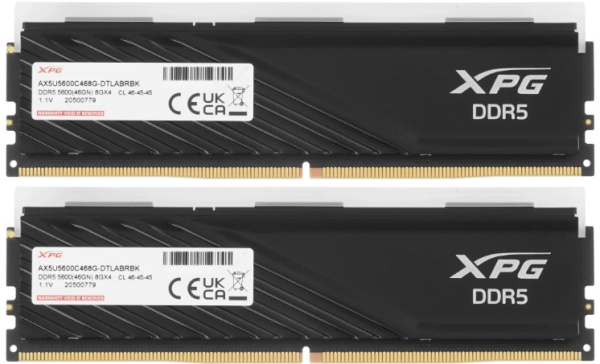 фото  DDR5 16GB (2*8GB) ADATA AX5U5600C468G-DTLABRBK в Самаре
