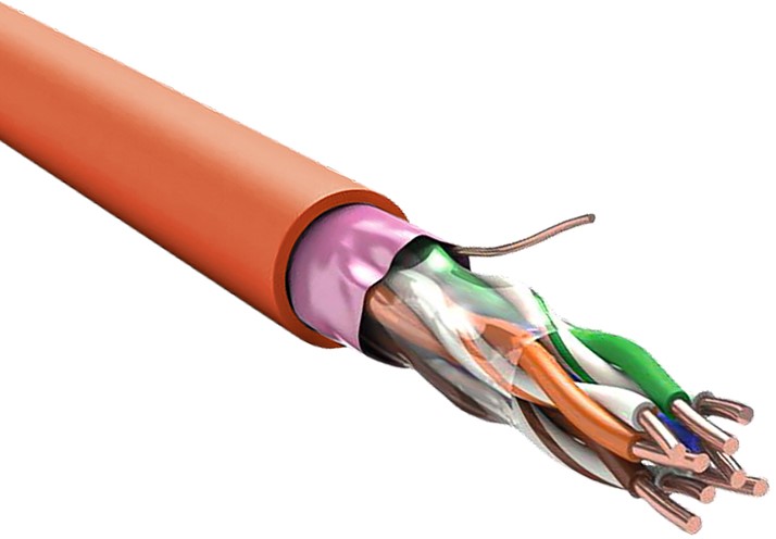 

Кабель витая пара F/UTP 5e кат. 4 пары ITK LC1-C5E04-367 4х2х0,52 нг(А)-FRHF оранж. (305м), LC1-C5E04-367