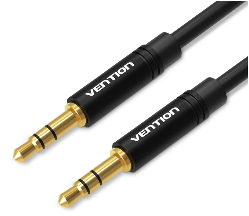 

Кабель акустический Vention BAKBG Jack 3,5 mm M/Jack 3,5 mm M - 1.5м Черный, BAKBG