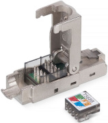 фото Коннектор Cabeus 8P8C-SH-C6+-TWP