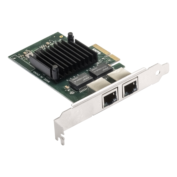 

Сетевой адаптер Exegate EXE-I350-T2V2 EX292506RUS (PCI-E x4 v2.1, порты 2xRJ45 (медные), 10/100/1000Mbps, Gigabit NIC Intel Chipset NHI350AM2), EXE-I350-T2V2