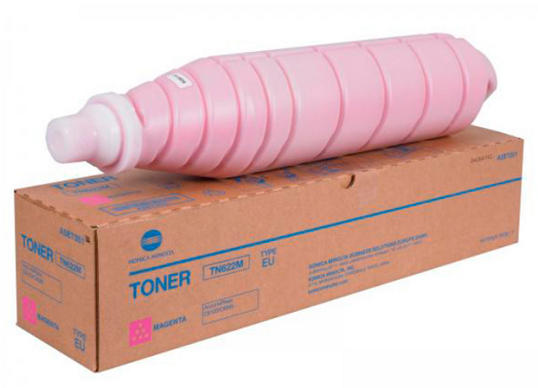 

Тонер Konica Minolta TN-622M A5E7350 малиновый для bizhub C1085/C1100, TN-622M