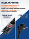 фото Блок розеток 19", 9 розеток Filum FL-PDU19-9SCH-PS-2MEU