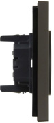 фото Розетка двухместная без заземления  IEK FP-R20-10-1-K03
