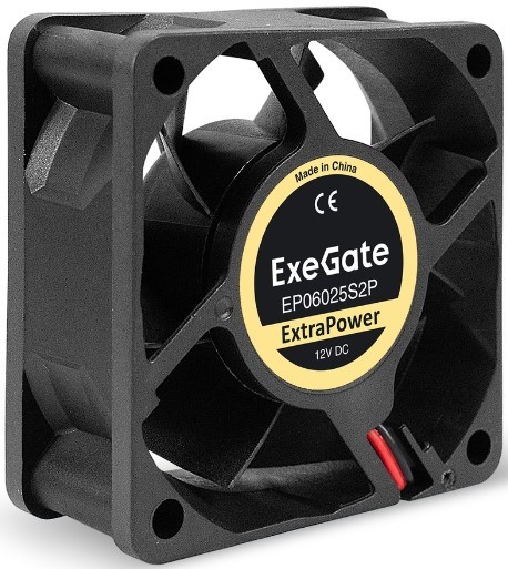 

Вентилятор для корпуса Exegate EX295228RUS 60x60x25 мм, 4500rpm, 23.4CFM, 31dBA, 2-pin, EX295228RUS