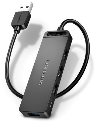 

Концентратор Vention CHLBF OTG USB 3.0 на 4 порта черный - 1м., CHLBF