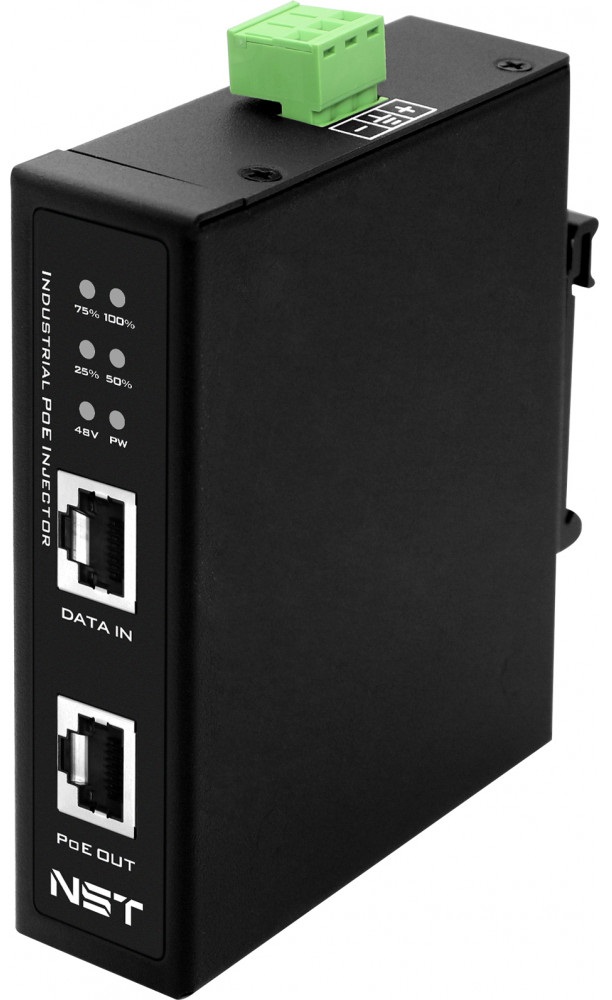 

Инжектор PoE NST NS-PI-1G-90/IB промышленный Gigabit Ethernet на 90W с бустером напряжения. Соответствует стандартам PoE IEEE 802.3af/at/bt. Автоматич, NS-PI-1G-90/IB
