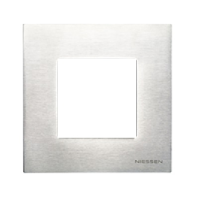 

Рамка ABB N2271 OX 2CLA227100N4001 1-постовая, 2-модульная, IP20 (сталь), N2271 OX