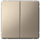 фото Выключатель двухклавишный  Systeme Electric GAL000551S в Омске