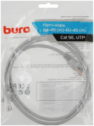 фото Кабель патч-корд Buro UTP-5E-1M-G-LSZH