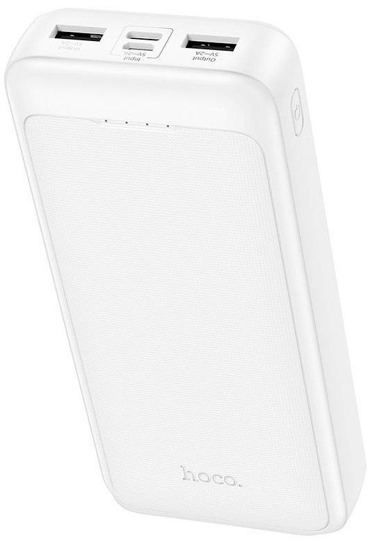 

Аккумулятор внешний портативный Hoco J111A SMART WHITE 20000mAh 10W 2A белый, J111A SMART WHITE