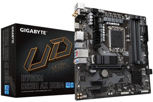 фото Материнская плата mATX GIGABYTE B760M DS3H AX DDR4 в Челябинске