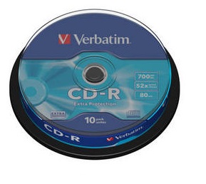 

Диск CD-R Verbatim 43437 700МБ, 80 мин., 52x, 10 шт., Cake Box , DL, 43437