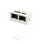 фото Вставка Lanmaster LAN-WA-LP-2x45/5E-WH