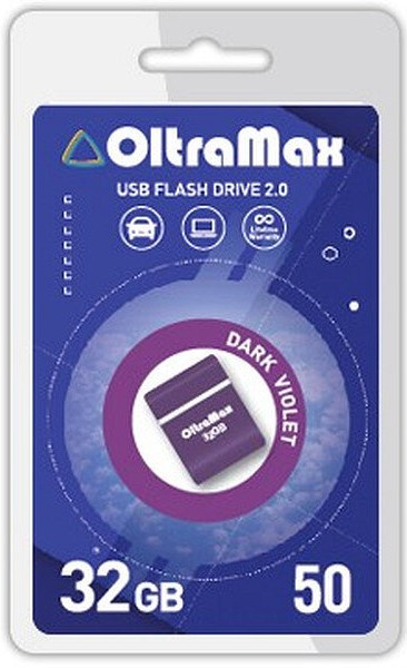 фото Накопитель USB 2.0 32GB OltraMax OM-32GB-50-Dark Violet в Казани