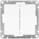 фото Переключатель двухклавишный  EKF UP1-SWW-21