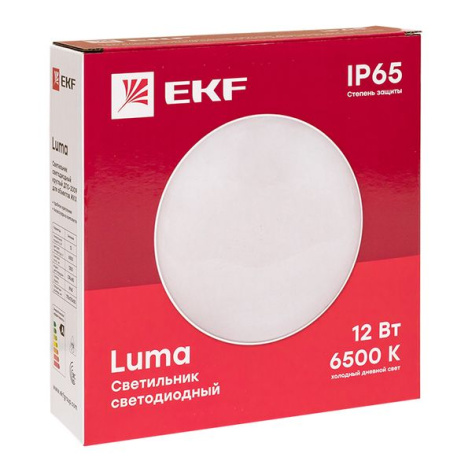 фото Светильник светодиодный ЖКХ EKF BKL-2009-R-12-6500 в Уфе