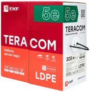фото Кабель витая пара EKF TRC-5EUTP-04PE-BK-OUT3