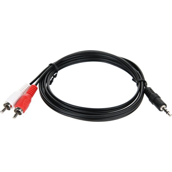 

Кабель Telecom TAV7183-2M 3.5 Jack (M) - 2*RCA (M), стерео, аудио, 2m, TAV7183-2M