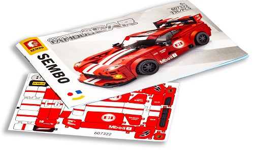 фото Конструктор  Sembo Block Конструктор "Додж Вайпер"