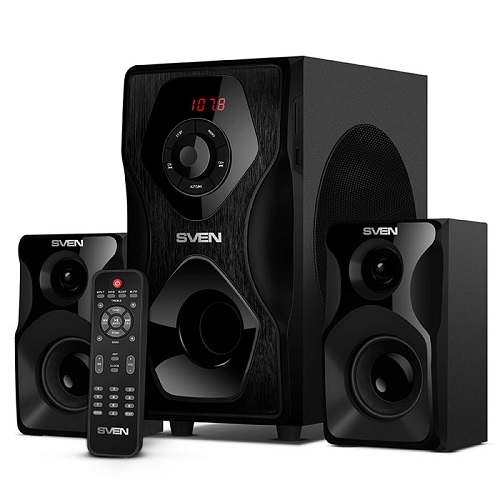 

Компьютерная акустика 2.1 Sven MS-2055 SV-016609 55 Вт, 40-20000, USB, SD, черные, MS-2055