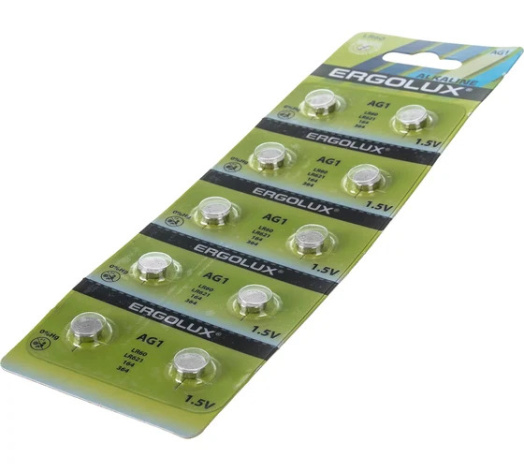 фото Батарейка ERGOLUX AG1-BP10 в Волгограде