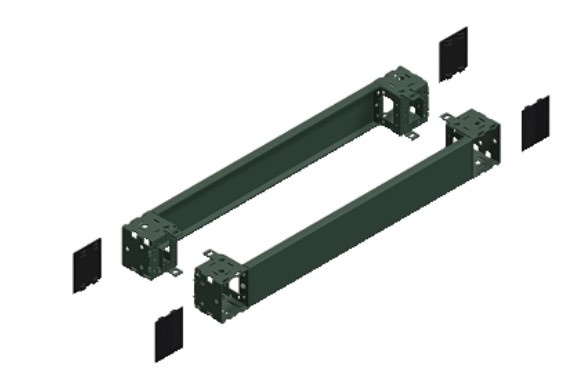 Изображение товара Панель Schneider Electric NSYSPF8100 - стойка для электросистем с допустимой нагрузкой 1300 кг