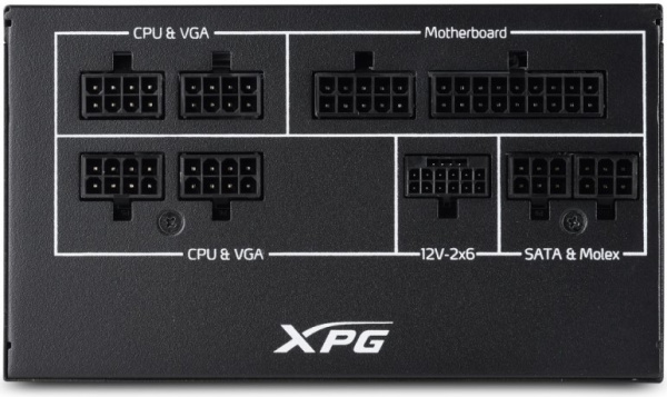 фото Блок питания ATX ADATA XPG COREREACTORIIVE650G-BKCEU