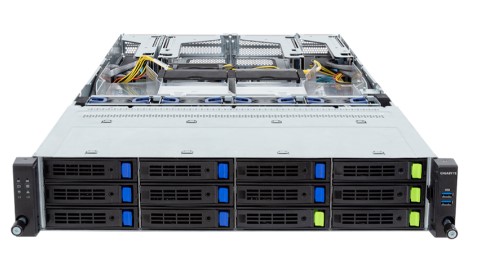

Серверная платформа 2U GIGABYTE R283-S93-AAL1 6NR283S93DR000AAL12 (2*LGA4677, C741, 32*DDR5 (5600), 4*3.5"/2.5" Gen4 NVMe/SATA/SAS HS, 8*3.5"/2.5" SAT, R283-S93-AAL1