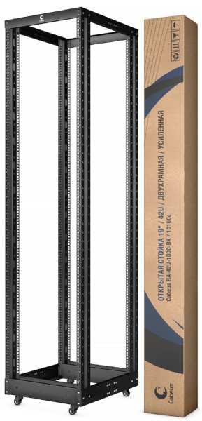 фото Открытая стойка двухрамная 19", 32U Cabeus RA-32U-1000-BK в Челябинске