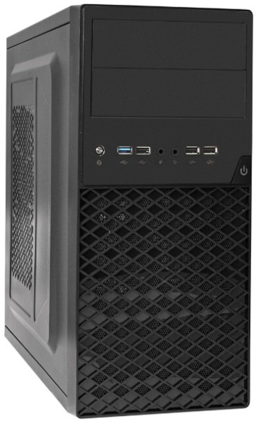 Изображение товара Корпус Exegate BA-203U-UNS350 Mini Tower сталь черный офисный для ПК