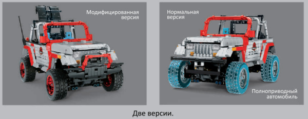 фото Конструктор  Sembo Block "Джип парка юрского периода"