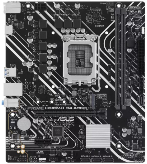 фото Материнская плата mATX ASUS PRIME H610M-K D4 ARGB в Уфе