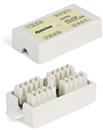 фото Адаптер проходной  Hyperline CA-IDC-C5e-WH в Санкт-Петербургe