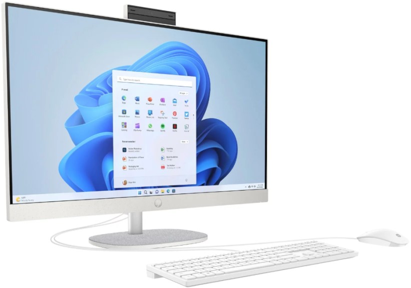 

Моноблок 27'' HP 27-cr0154nh A99BMEA#BH5 i7-1355U/8GB/512GB SSD/Iris Xe Graphics/1920x1080/kbd&mouse wired/Cam/noOS/shell white, 27-cr0154nh