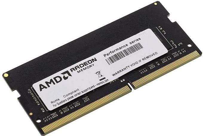 

Модуль памяти DDR4 8GB AMD R748G2133S2S-UO 2133MHz black Non-ECC, CL15, 1.2V, Bulk, R748G2133S2S-UO